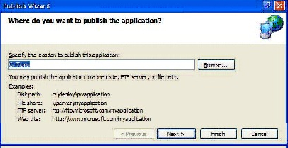 Install the application